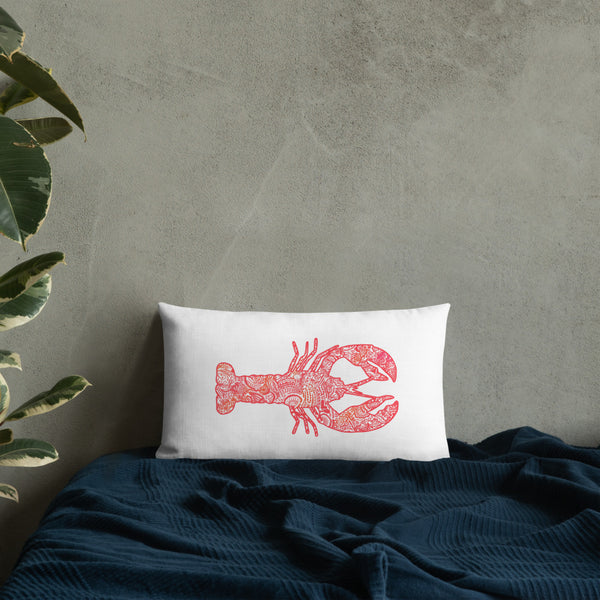 Lobster Zentangle Premium Pillow