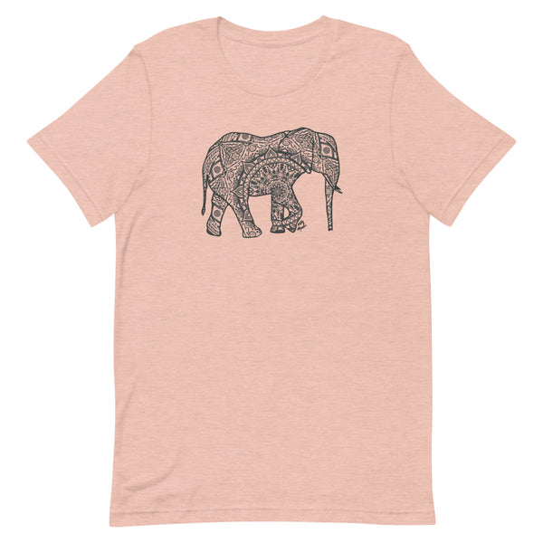 Elephant Mandala Short-Sleeve Unisex T-Shirt