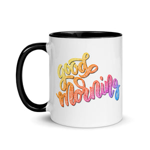 Good Morning Mug with Color Inside